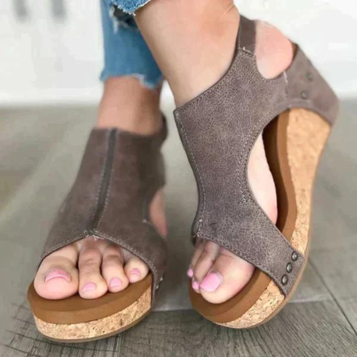 Kilsandaler - Open Toe - Plattform - Ortopediska sandaler - Damskor