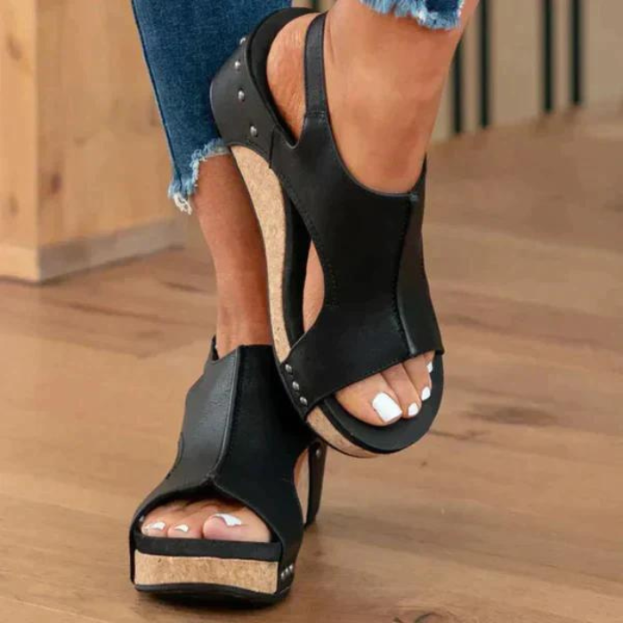 Kilsandaler - Open Toe - Plattform - Ortopediska sandaler - Damskor
