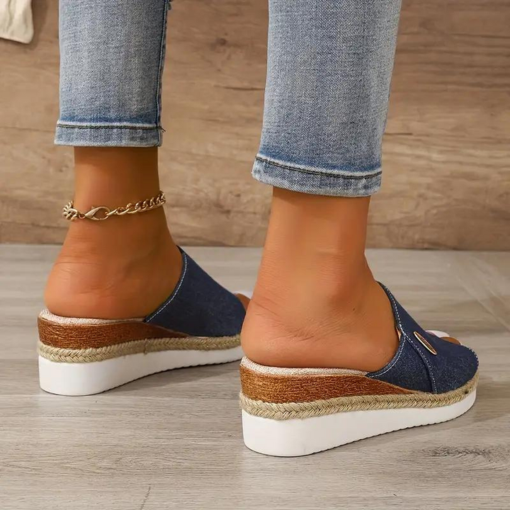 Kilsandaler - Slip On - Plattform - Sommarskor - Damsandaler