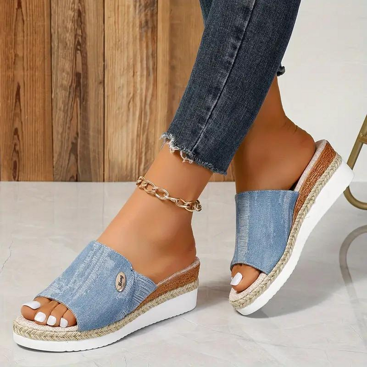 Kilsandaler - Slip On - Plattform - Sommarskor - Damsandaler