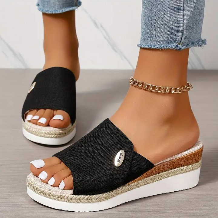 Kilsandaler - Slip On - Plattform - Sommarskor - Damsandaler