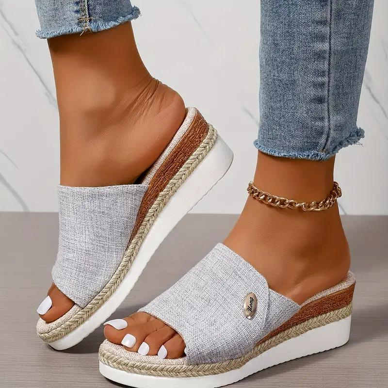 Kilsandaler - Slip On - Plattform - Sommarskor - Damsandaler