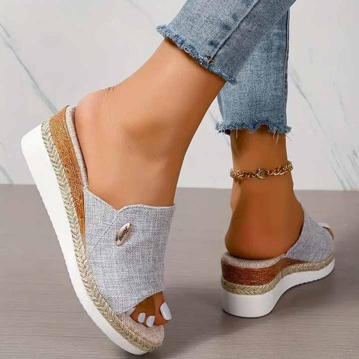 Kilsandaler - Slip On - Plattform - Sommarskor - Damsandaler