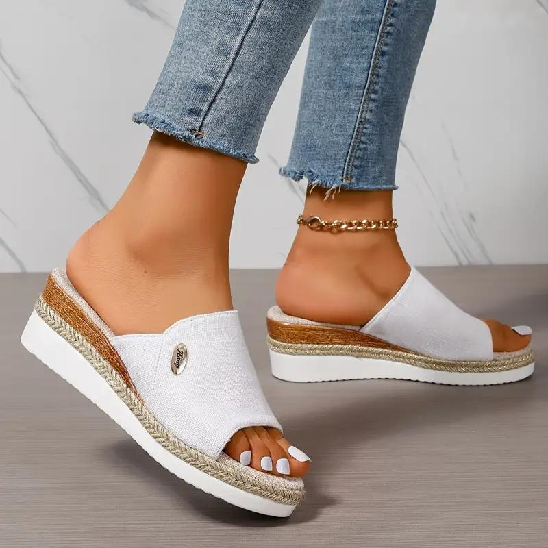 Kilsandaler - Slip On - Plattform - Sommarskor - Damsandaler