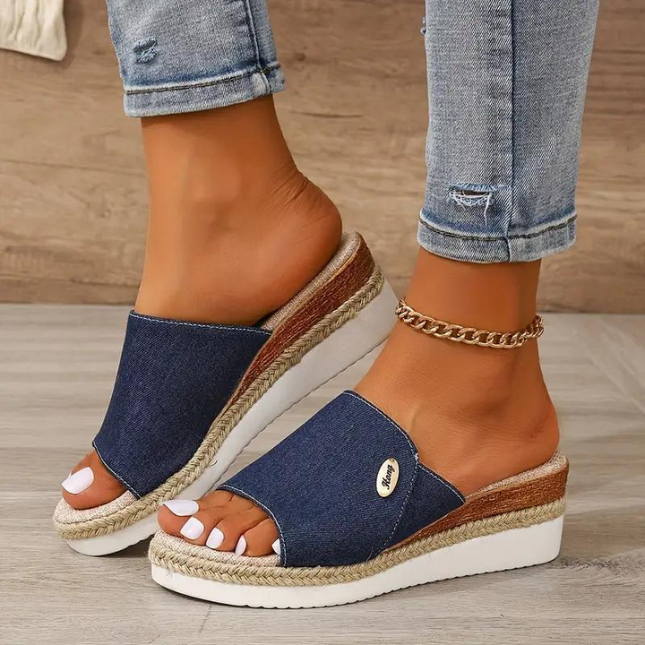 Kilsandaler - Slip On - Plattform - Sommarskor - Damsandaler
