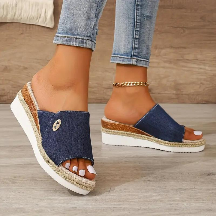 Kilsandaler - Slip On - Plattform - Sommarskor - Damsandaler