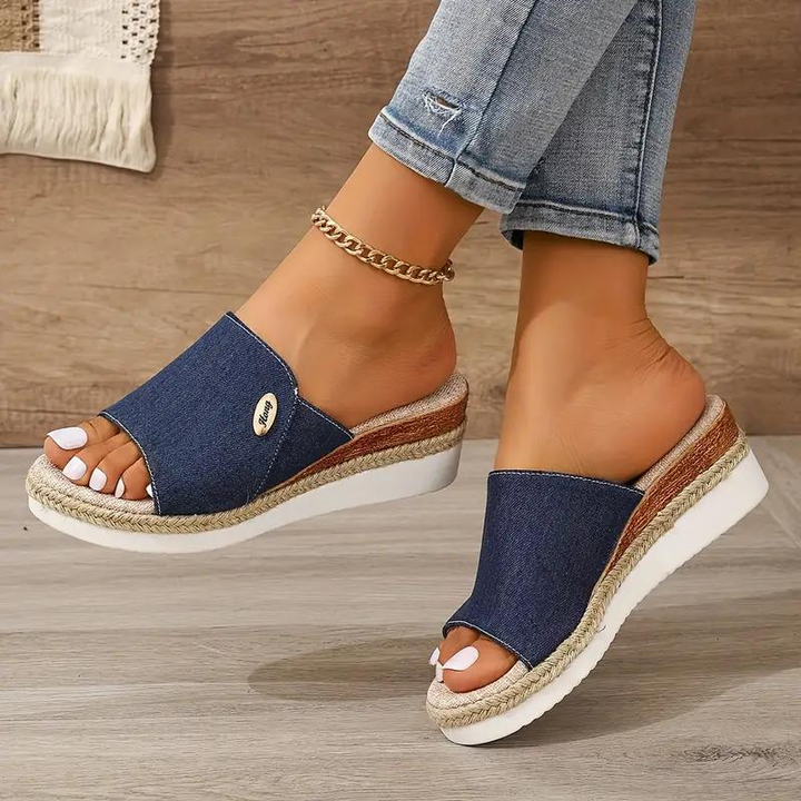 Kilsandaler - Slip On - Plattform - Sommarskor - Damsandaler