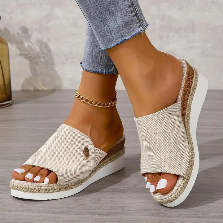 Kilsandaler - Slip On - Plattform - Sommarskor - Damsandaler