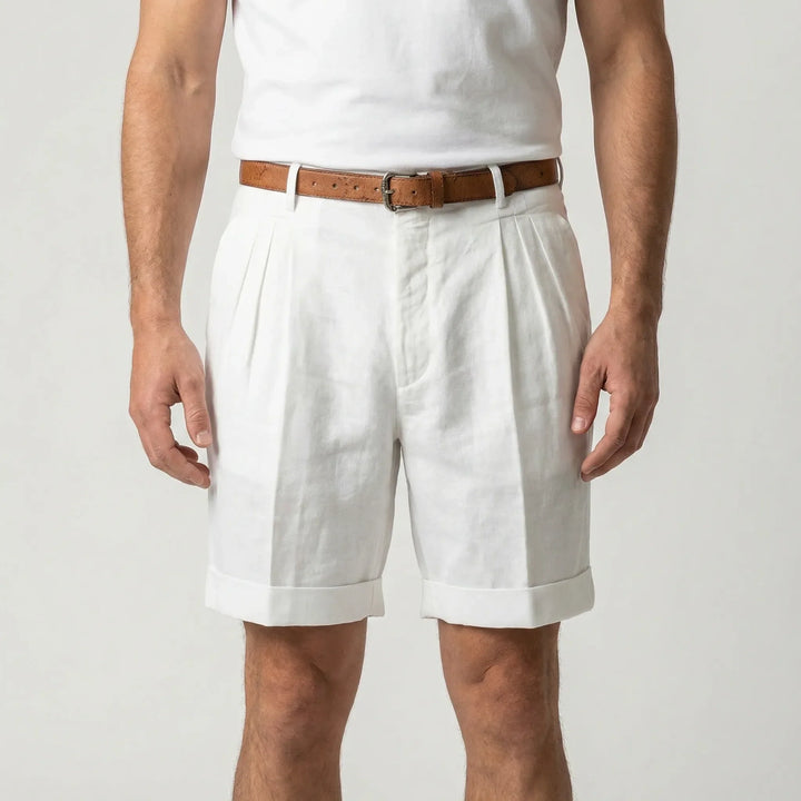 Klassiska herrshorts med pressveck - Erick