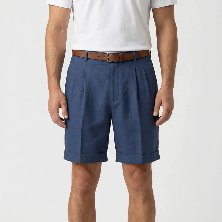 Klassiska herrshorts med pressveck - Erick