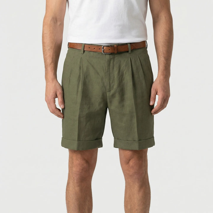 Klassiska herrshorts med pressveck - Erick