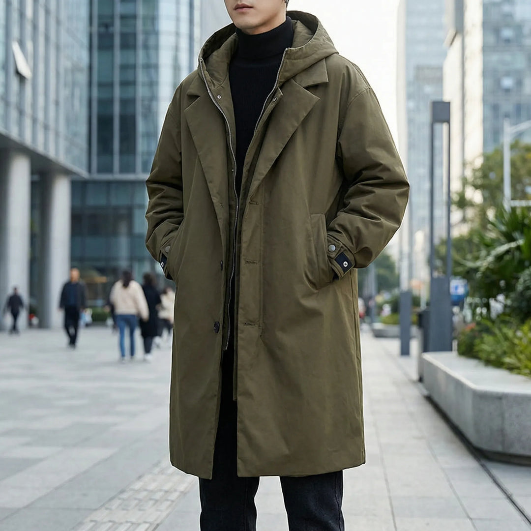 Klassisk parka-trenchcoat för herrar - Armando