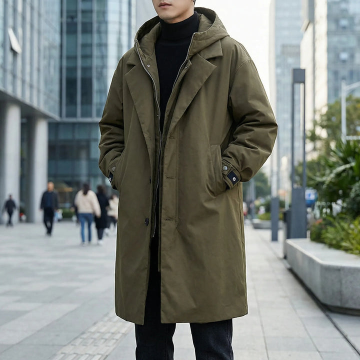 Klassisk parka-trenchcoat för herrar - Armando