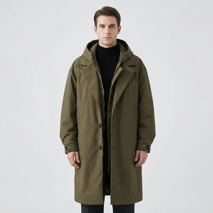 Klassisk parka-trenchcoat för herrar - Armando