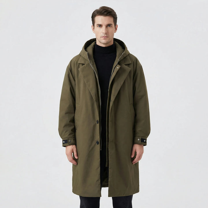 Klassisk parka-trenchcoat för herrar - Armando