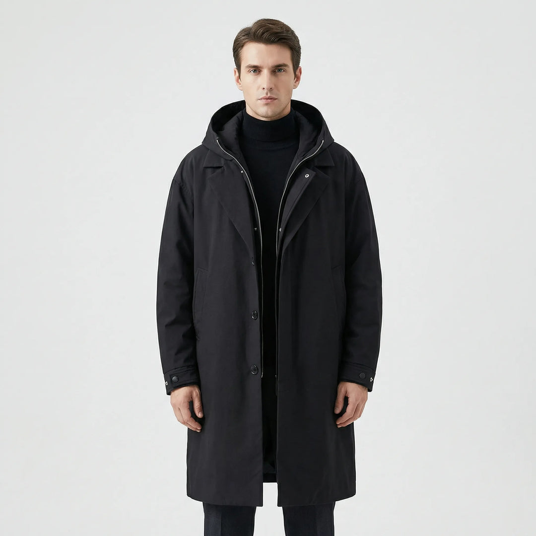 Klassisk parka-trenchcoat för herrar - Armando
