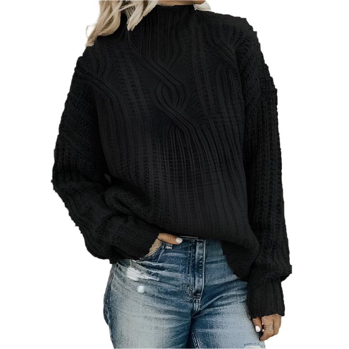 Dam Pullover Klassisk Stil Mjuk Komfort
