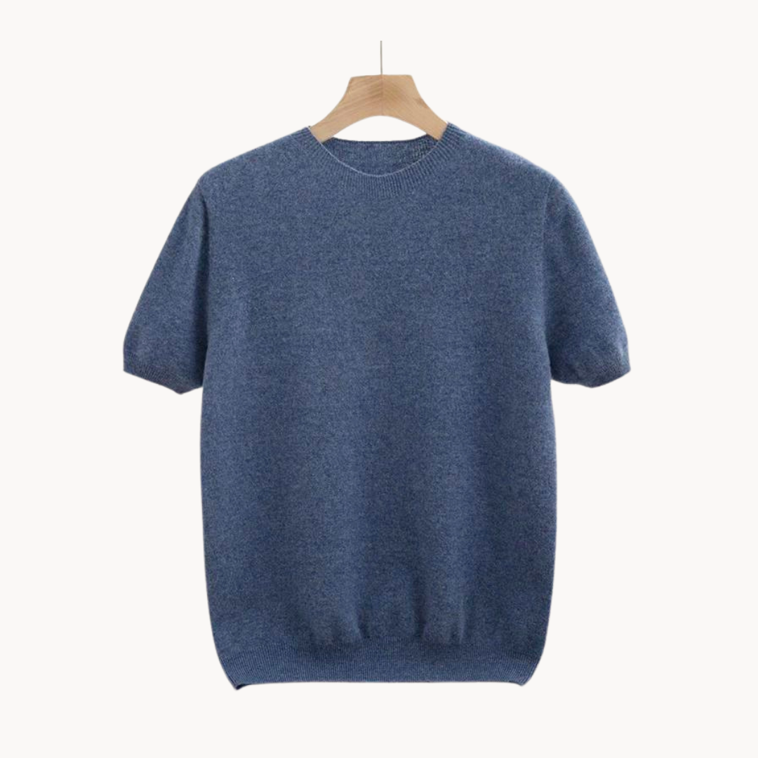 Herrskjorta Kort Ärma Modern Stil
