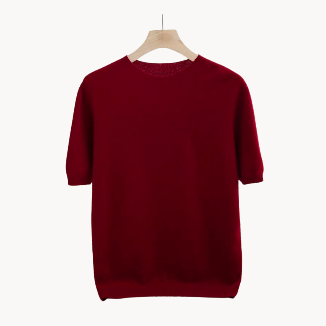 Herrskjorta Kort Ärma Modern Stil
