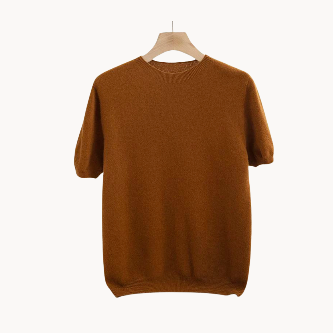 Herrskjorta Kort Ärma Modern Stil