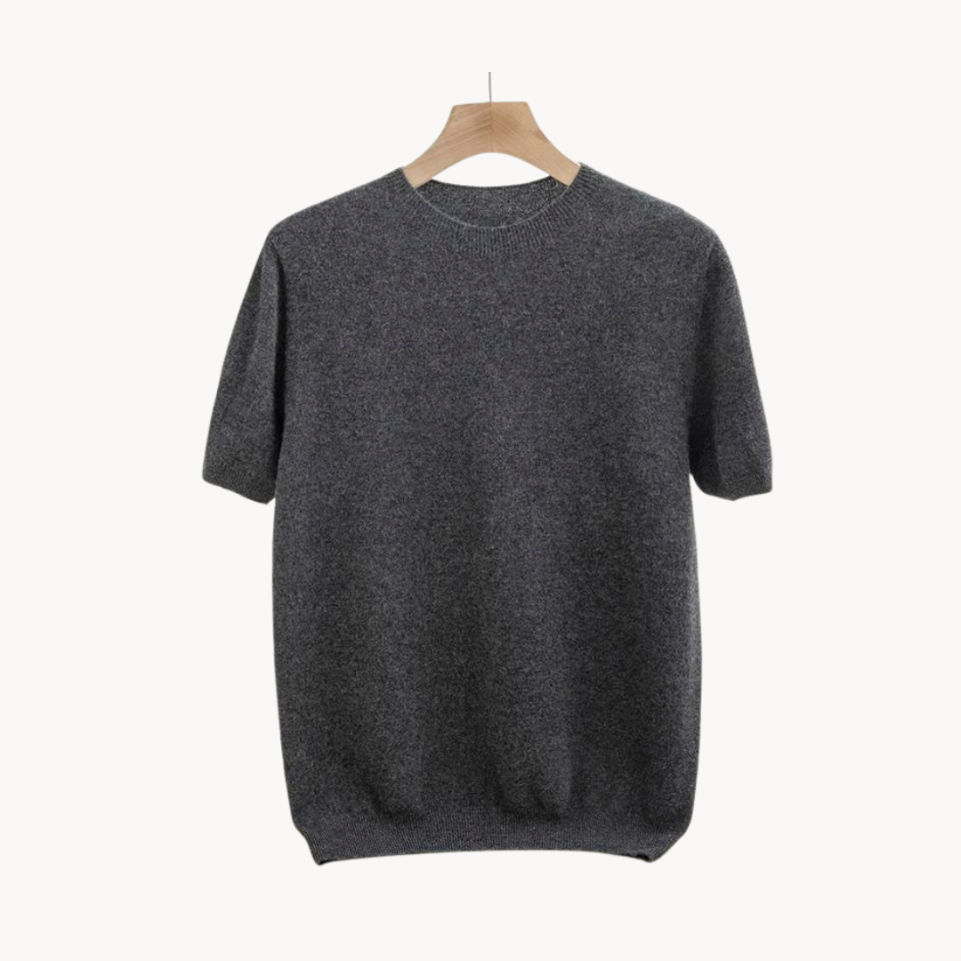 Herrskjorta Kort Ärma Modern Stil