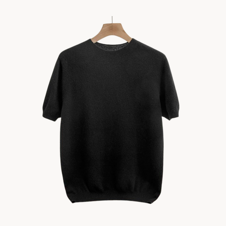 Herrskjorta Kort Ärma Modern Stil