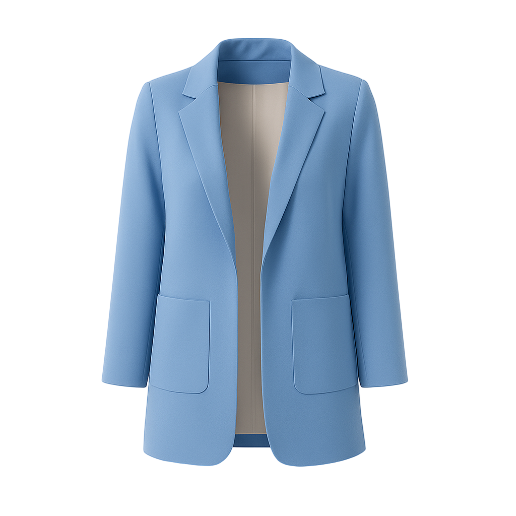 Kvinnors Elegant Höstblazer i Khaki med Tidlös Design