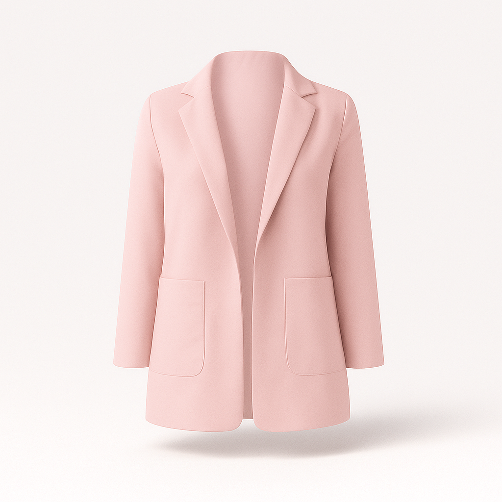 Kvinnors Elegant Höstblazer i Khaki med Tidlös Design