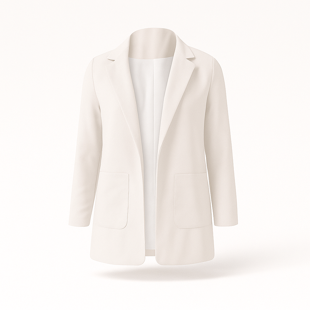 Kvinnors Elegant Höstblazer i Khaki med Tidlös Design