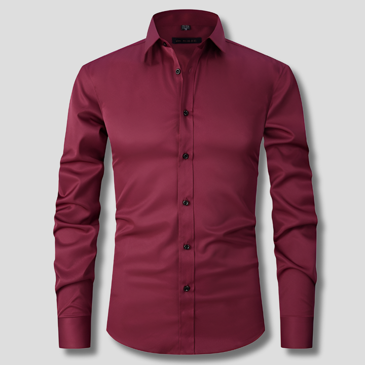 Långärmad slim fit-skjorta - Kian