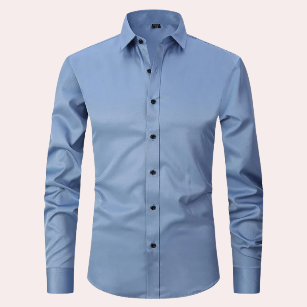 Långärmad slim fit-skjorta - Kian