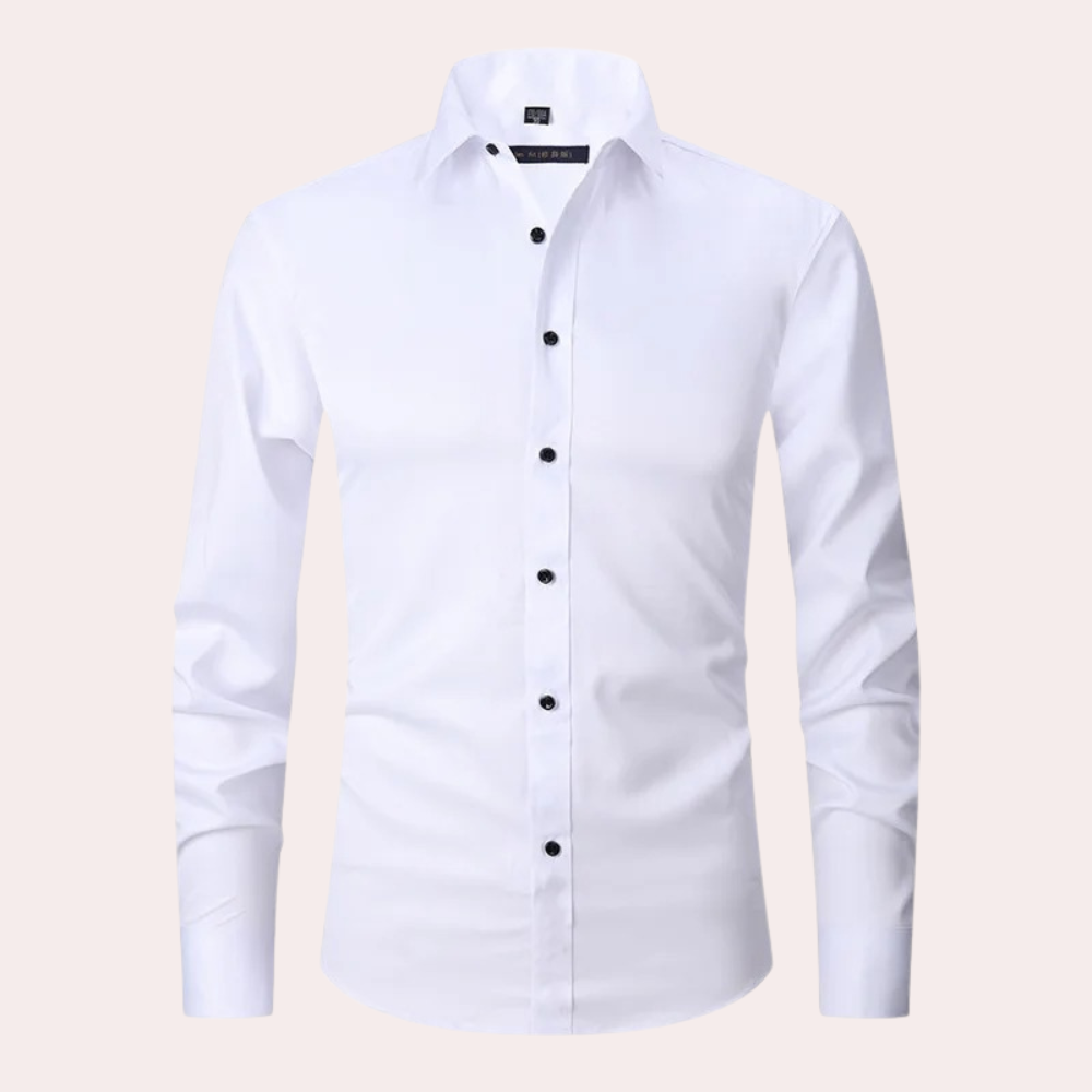 Långärmad slim fit-skjorta - Kian