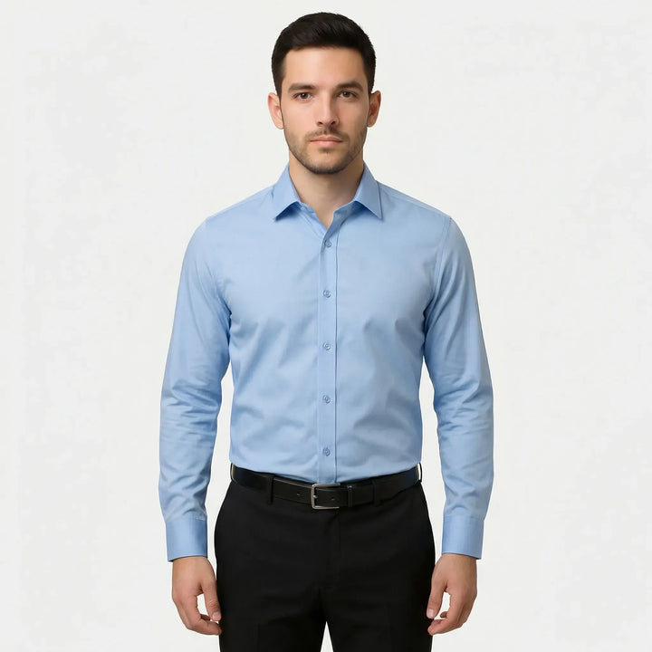 Långärmad slim fit-skjorta - Kian