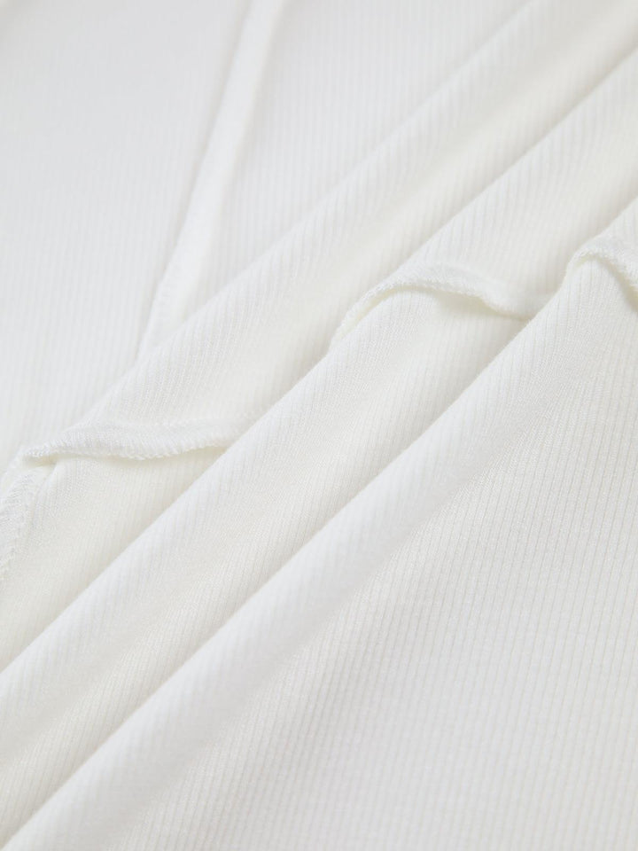 Långärmad topp | Ribbad | Slim Fit | Långärmad skjorta | Damkläder