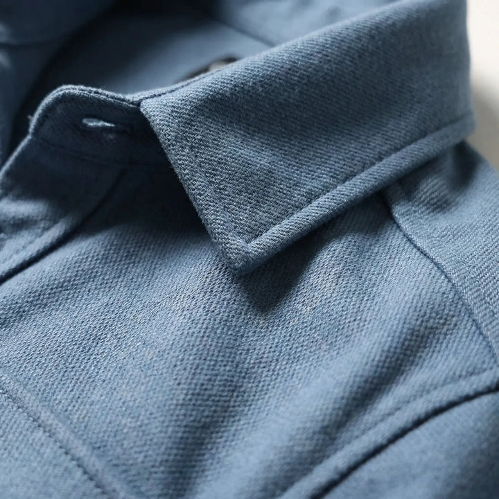 Långärmad overshirt med bröstfickor - Pablo
