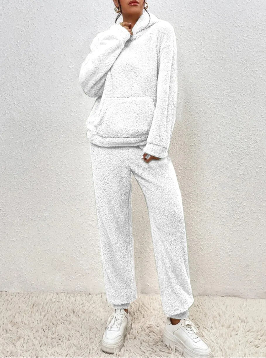 Lång Hoodie Med Ficka - Saskia