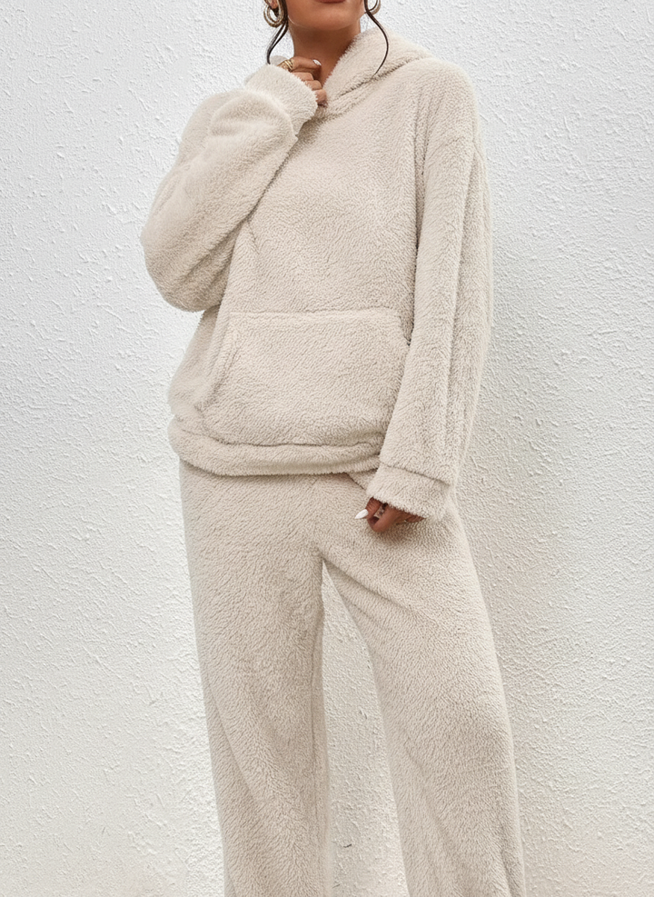 Lång Hoodie Med Ficka - Saskia