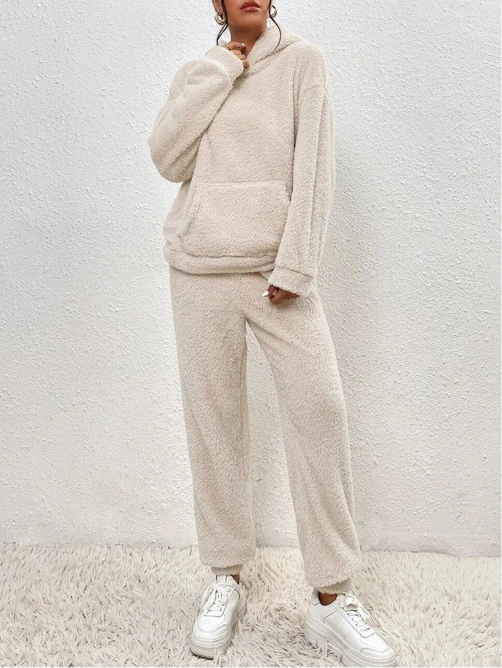 Lång Hoodie Med Ficka - Saskia