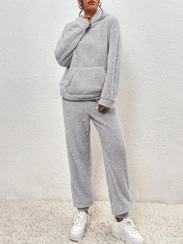 Lång Hoodie Med Ficka - Saskia