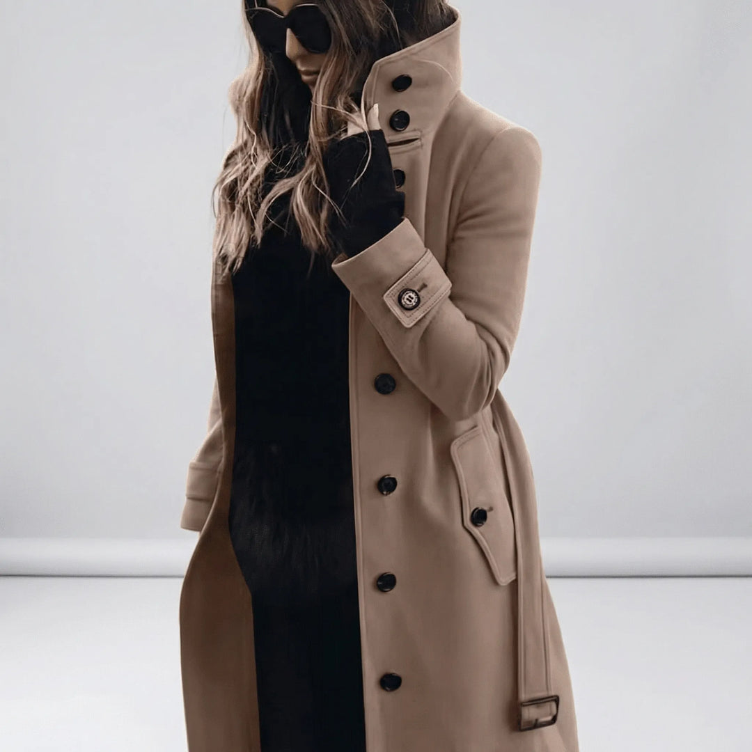 Lång midjesydd trenchcoat - Alicia