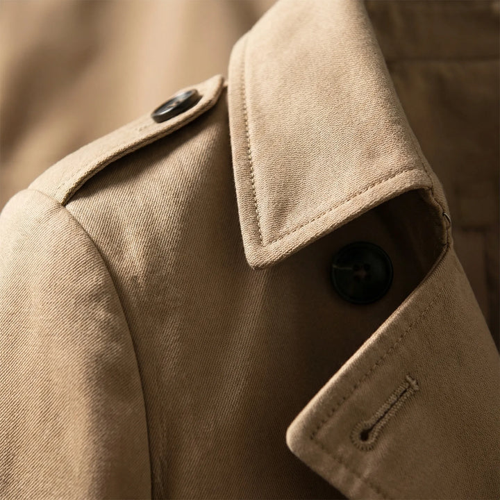 Lång midjesydd trenchcoat - Alicia