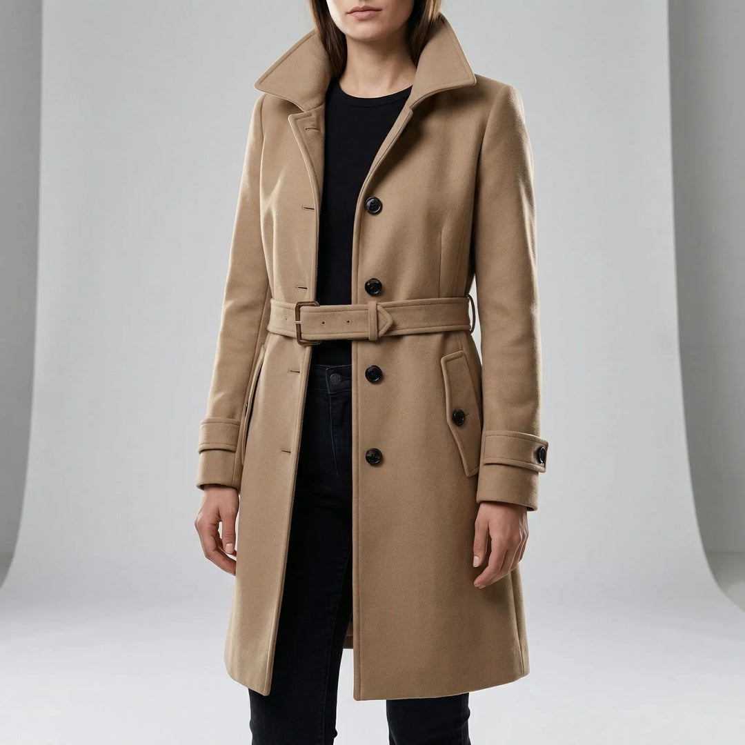 Lång midjesydd trenchcoat - Alicia