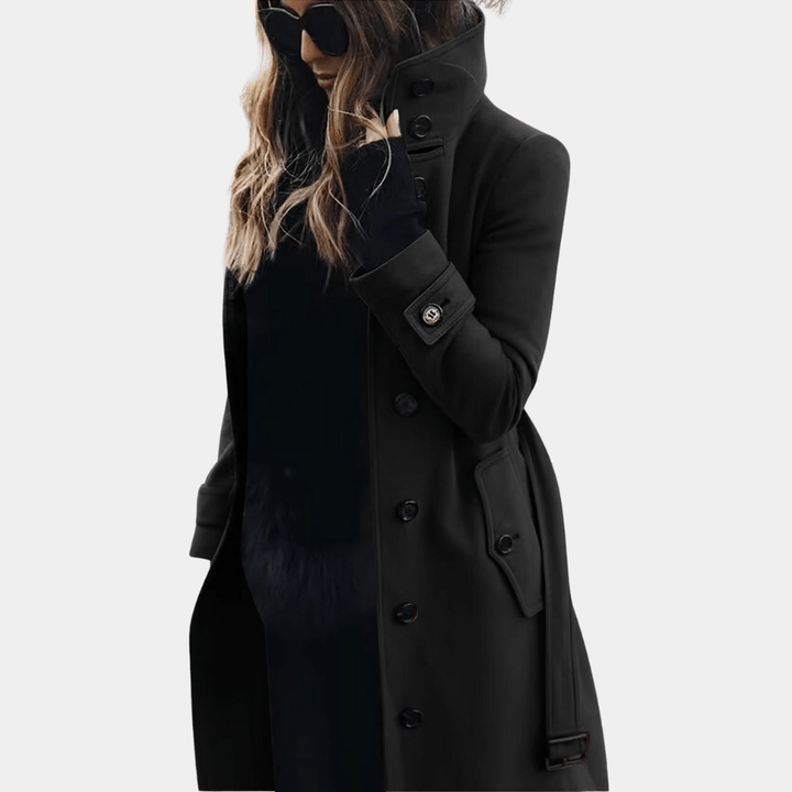 Lång midjesydd trenchcoat - Alicia