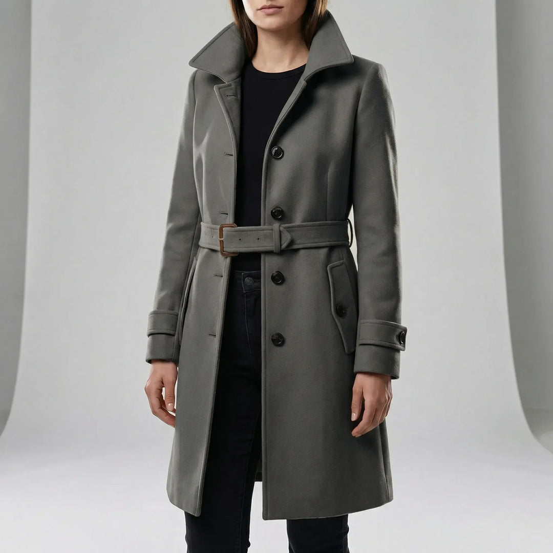 Lång midjesydd trenchcoat - Alicia