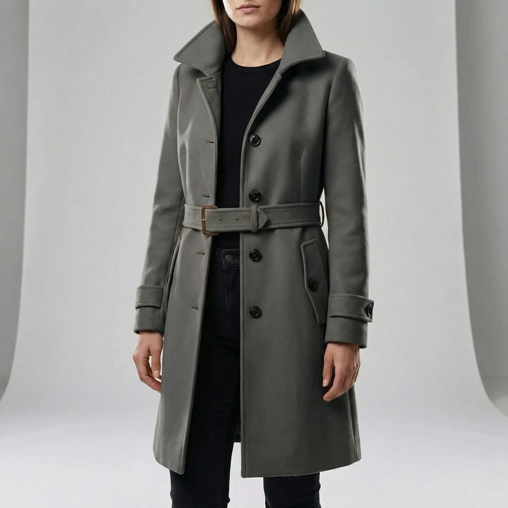 Lång midjesydd trenchcoat - Alicia