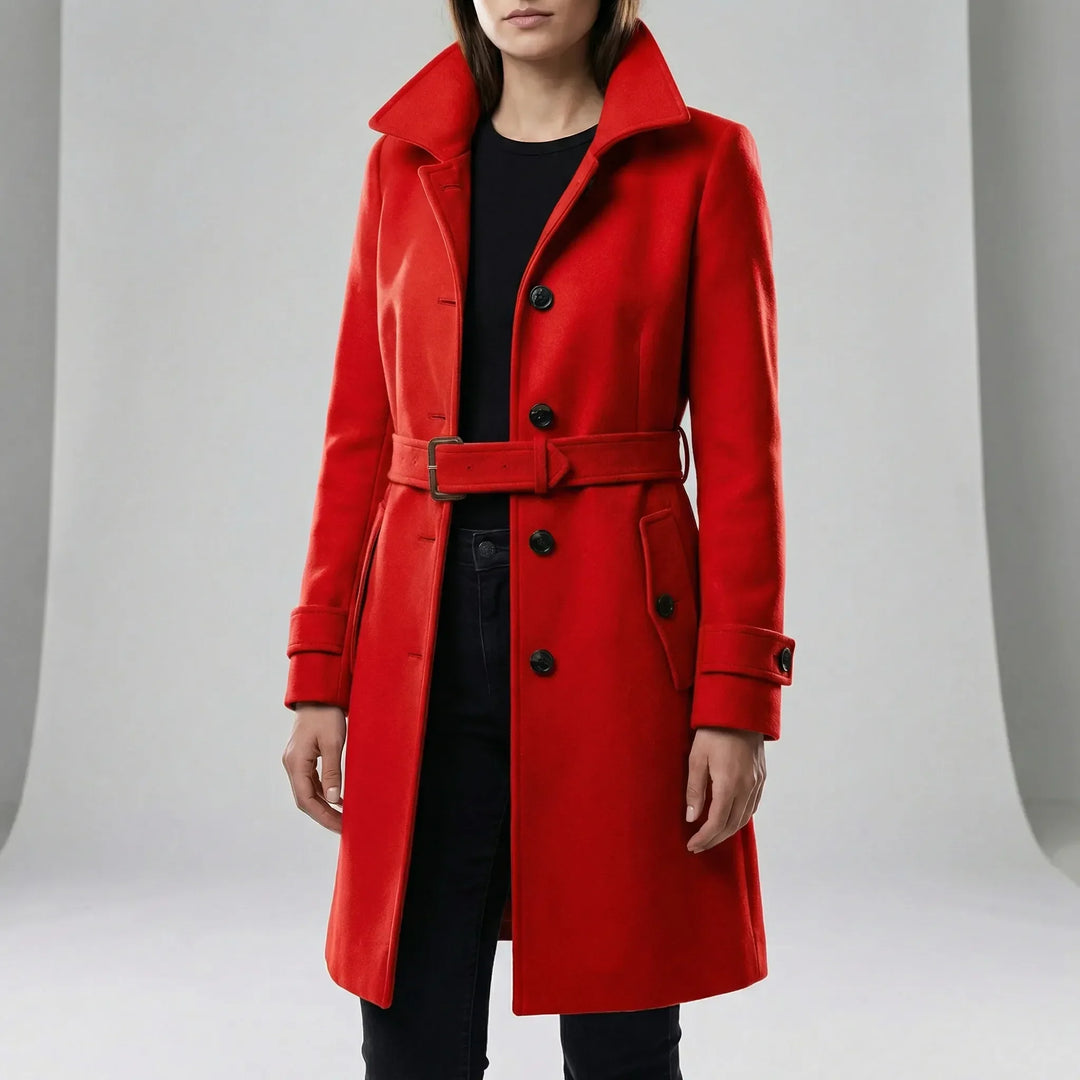 Lång midjesydd trenchcoat - Alicia