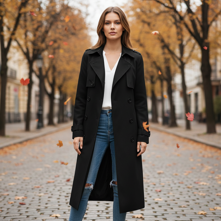 Lång trenchcoat - Fiona