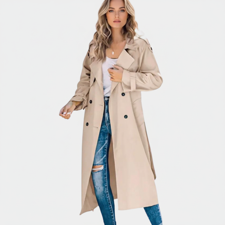 Lång trenchcoat - Fiona