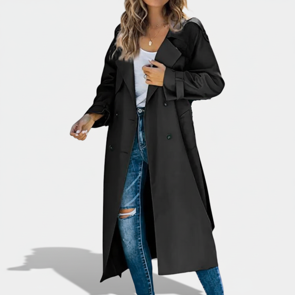 Lång trenchcoat - Fiona
