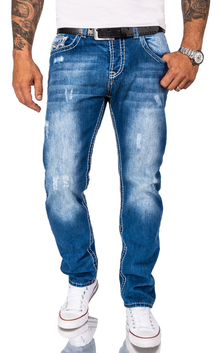 Avslappnade klassiska vardagsjeans - Lewis